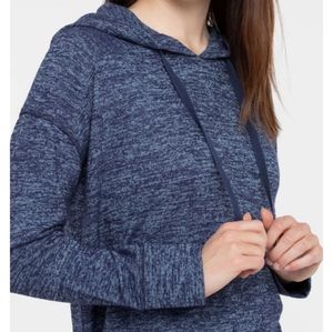 Drop shoulder pullover hoodie